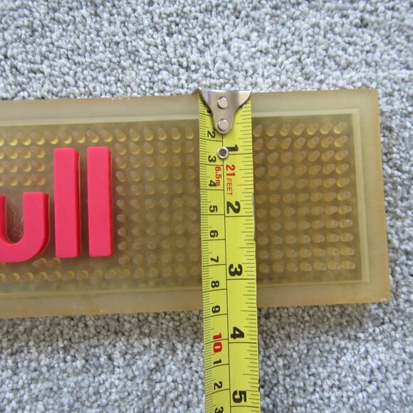 Red Bull Rubber Bar Drink Spill Mat 23.25" Long x 3.5" Wide - Used - Picture 8 of 9